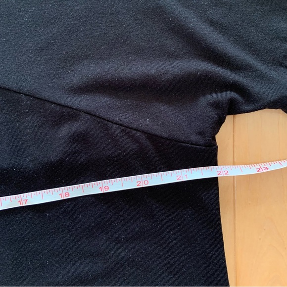 Black long sleeved t-shirt dress - ASOS size 2 - Picture 4 of 6